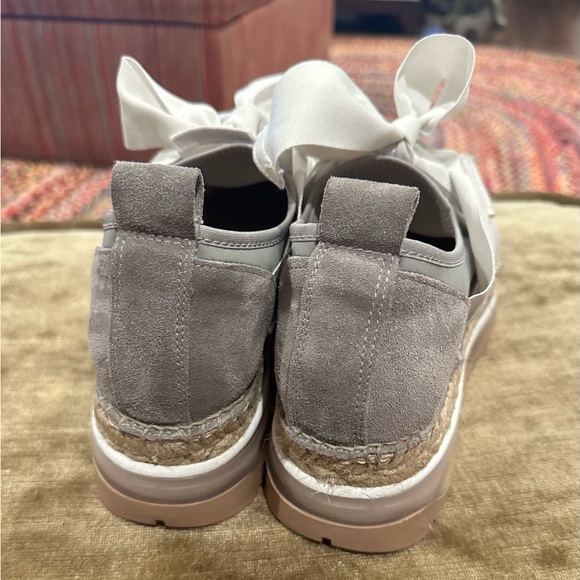 Free People Gray and White Espadrille Sneakers - Picture 2 of 6